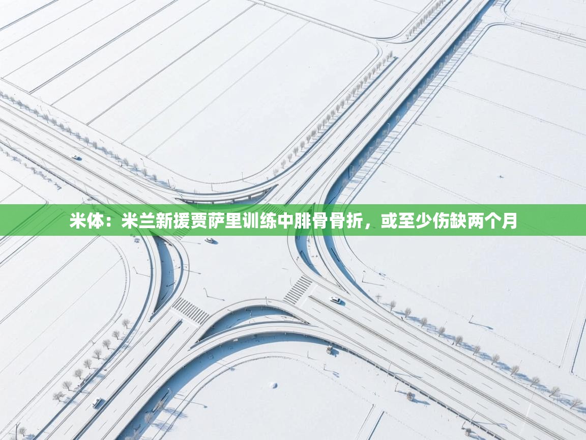 开云直播-米体：米兰新援贾萨里训练中腓骨骨折，或至少伤缺两个月  第1张